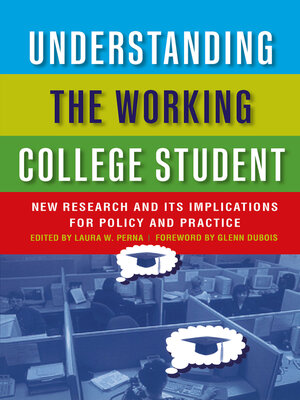 cover image of Understanding the Working College Student